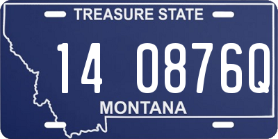 MT license plate 140876Q