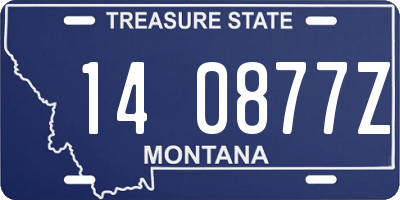 MT license plate 140877Z