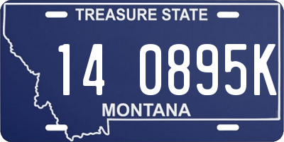 MT license plate 140895K