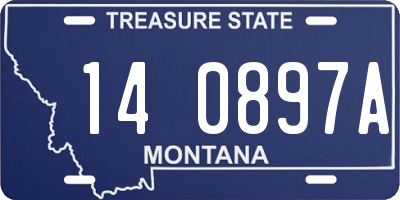 MT license plate 140897A