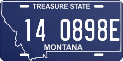 MT license plate 140898E