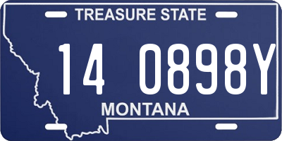MT license plate 140898Y