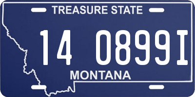 MT license plate 140899I