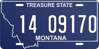 MT license plate 140917O