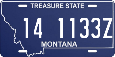 MT license plate 141133Z