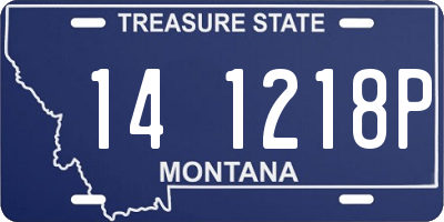 MT license plate 141218P