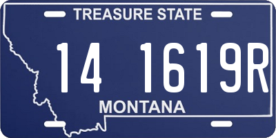 MT license plate 141619R