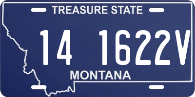 MT license plate 141622V