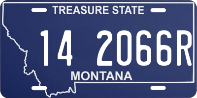 MT license plate 142066R