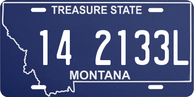 MT license plate 142133L