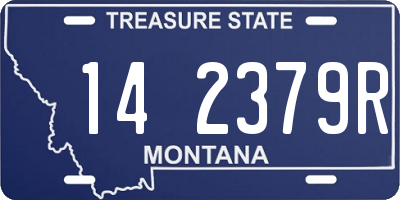 MT license plate 142379R
