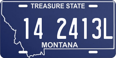 MT license plate 142413L