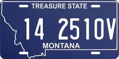 MT license plate 142510V