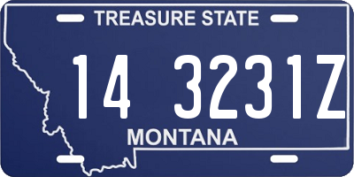 MT license plate 143231Z