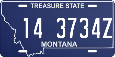 MT license plate 143734Z