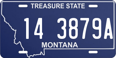 MT license plate 143879A