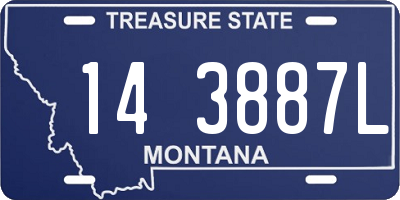 MT license plate 143887L