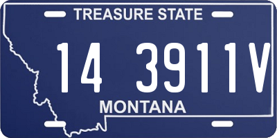 MT license plate 143911V