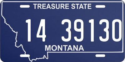 MT license plate 143913O