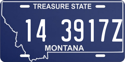MT license plate 143917Z