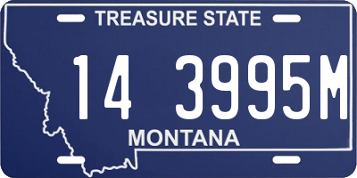 MT license plate 143995M