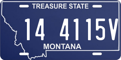 MT license plate 144115V