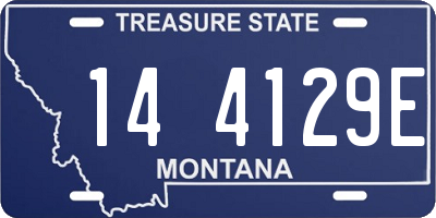 MT license plate 144129E
