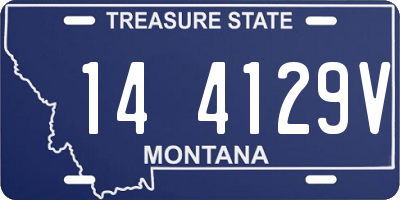MT license plate 144129V