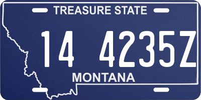 MT license plate 144235Z