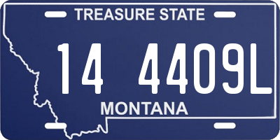MT license plate 144409L