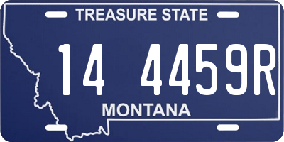 MT license plate 144459R