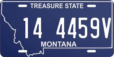 MT license plate 144459V