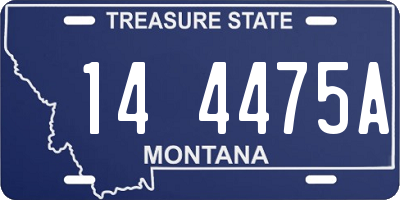 MT license plate 144475A
