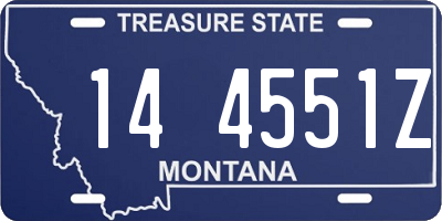MT license plate 144551Z