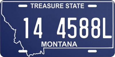 MT license plate 144588L