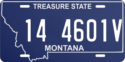 MT license plate 144601V