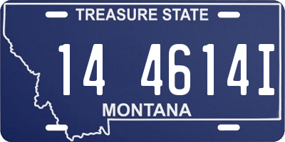 MT license plate 144614I