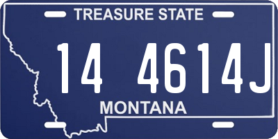 MT license plate 144614J