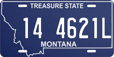 MT license plate 144621L