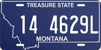 MT license plate 144629L