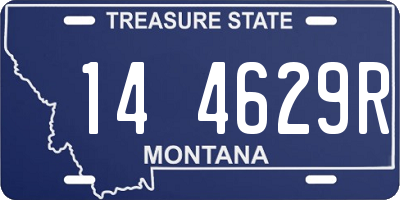 MT license plate 144629R