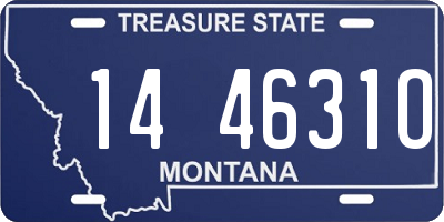 MT license plate 144631O