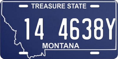 MT license plate 144638Y