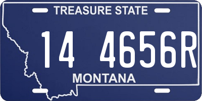 MT license plate 144656R