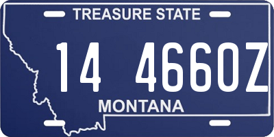 MT license plate 144660Z