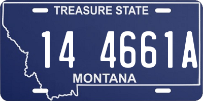 MT license plate 144661A