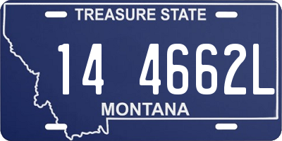 MT license plate 144662L