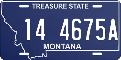 MT license plate 144675A