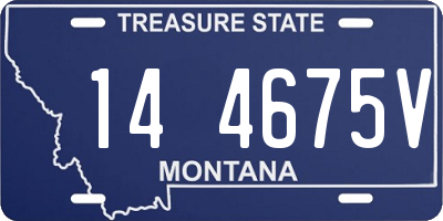 MT license plate 144675V