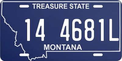 MT license plate 144681L
